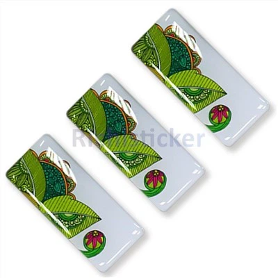 Domed Badges Epoxy Resin -stickers met 3M -lijm