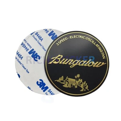 Embossing Aluminium Labels Stickers